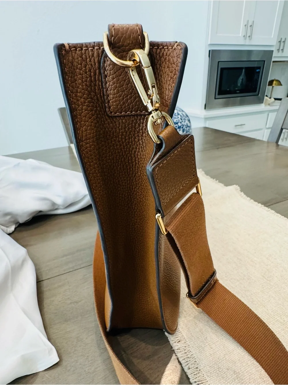 Tory Burch pebbled leather